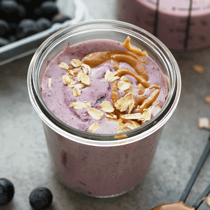 Fuel Your Workout: Easy High-Protein PB&J Smoothie Recipe